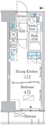 パークアクシス新宿百人町 432 間取り図