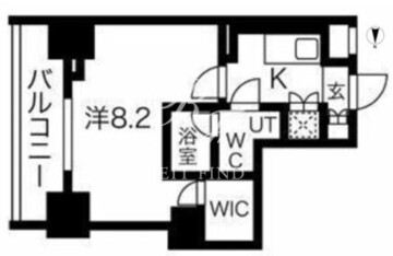 スパシエトラッド門前仲町 501 間取り図