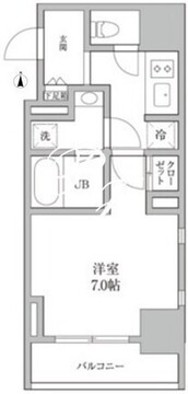 KDXレジデンス神田 603 間取り図