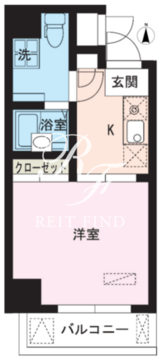 レジディア大井町 1104 間取り図