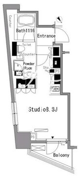 パークアクシス新板橋イースト 203 間取り図