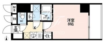 プレール・ドゥーク門前仲町2 605 間取り図