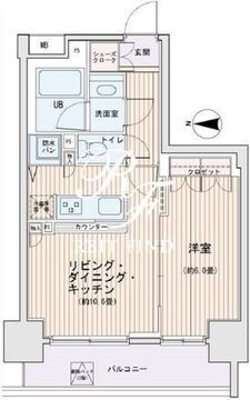 エスティメゾン錦糸町2 608 間取り図