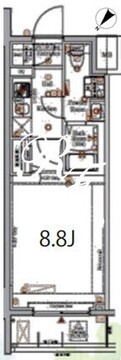 ログ永代橋 704 間取り図