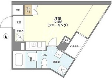 ディームス等々力 603 間取り図