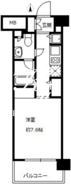 ニューシティアパートメンツ亀戸 306 間取り図