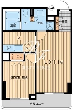 レジデンス代々木公園 212 間取り図