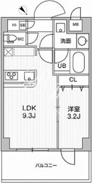 アルファコート曳舟3 102 間取り図