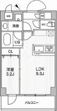 アルファコート曳舟3 103 間取り図