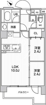 アルファコート曳舟3 104 間取り図