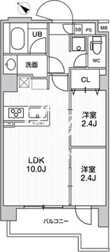 アルファコート曳舟3 207 間取り図