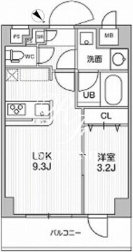 アルファコート曳舟3 302 間取り図