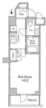 レジディア板橋 301 間取り図