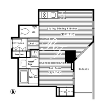 レガーロ西早稲田 703 間取り図