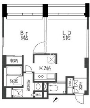 KDXレジデンス自由が丘 402 間取り図