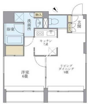 KDXレジデンス自由が丘 202 間取り図