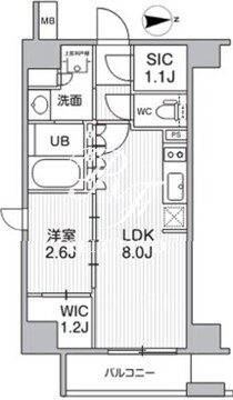 シーズンフラッツ新高円寺 301 間取り図