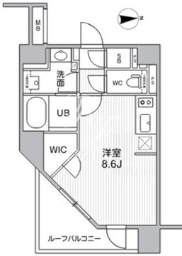 シーズンフラッツ新高円寺 701 間取り図