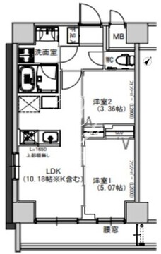 エスレジデンス千住大橋 201 間取り図