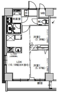 エスレジデンス千住大橋 301 間取り図