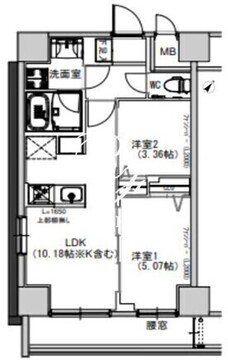 エスレジデンス千住大橋 401 間取り図