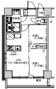 エスレジデンス千住大橋 501 間取り図