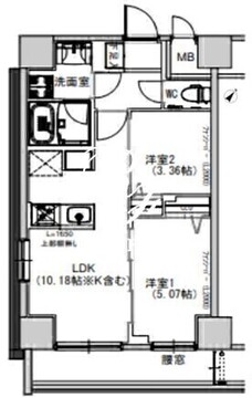 エスレジデンス千住大橋 1301 間取り図