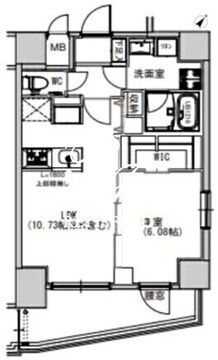 エスレジデンス千住大橋 704 間取り図