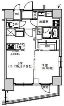 エスレジデンス千住大橋 904 間取り図