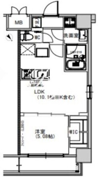 エスレジデンス千住大橋 305 間取り図