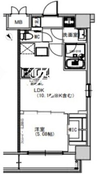 エスレジデンス千住大橋 705 間取り図