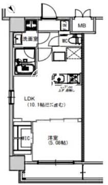 エスレジデンス千住大橋 1106 間取り図