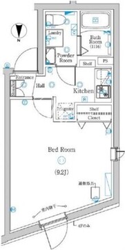 ラフィスタ品川西大井 205 間取り図