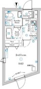 ラフィスタ品川西大井 404 間取り図