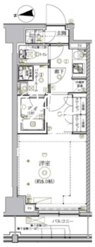 リルシア北新宿 305 間取り図