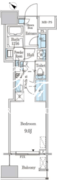 レガシス中目黒 1002 間取り図