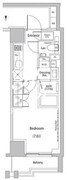 ザ・パークハビオ文京江戸川橋 201 間取り図