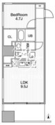 アーバンフラッツ池袋プレミアム 1908 間取り図