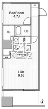 アーバンフラッツ池袋プレミアム 1908 間取り図