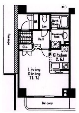 グランハイツ池尻 211 間取り図