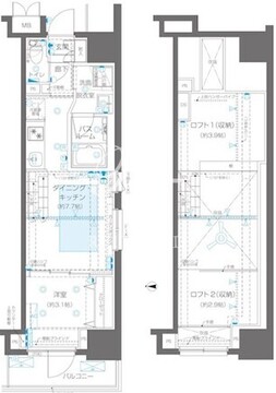 ズーム新宿御苑前 1209 間取り図