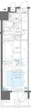 ズーム新宿御苑前 1107 間取り図