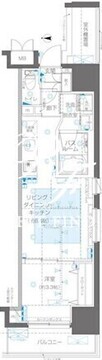 ズーム新宿御苑前 409 間取り図