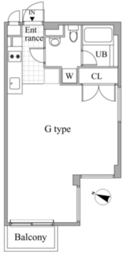 レジディア目黒2 308 間取り図