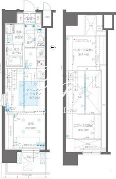 ズーム新宿御苑前 1201 間取り図