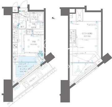 ズーム新宿御苑前 1204 間取り図