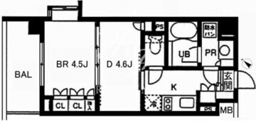 レジディア池袋 316 間取り図