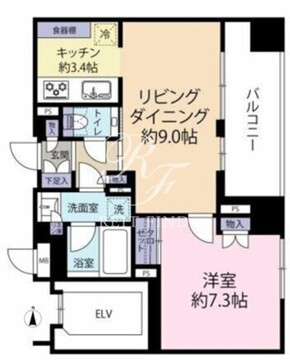 アトラス白金台レジデンス 301 間取り図