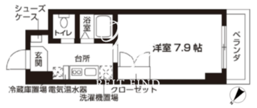 ローズウッド・ハイツ門前仲町 808 間取り図