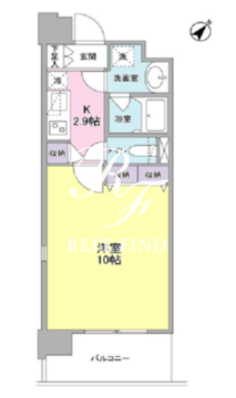 プロスペクト東雲橋 301 間取り図